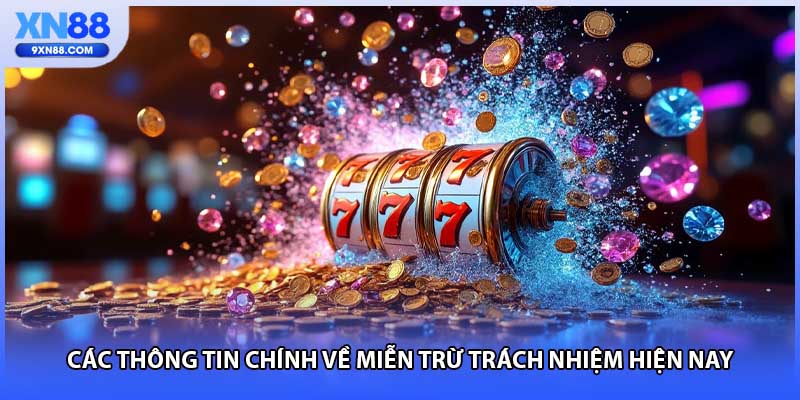 Các thông tin chính về miễn trừ trách nhiệm hiện nay